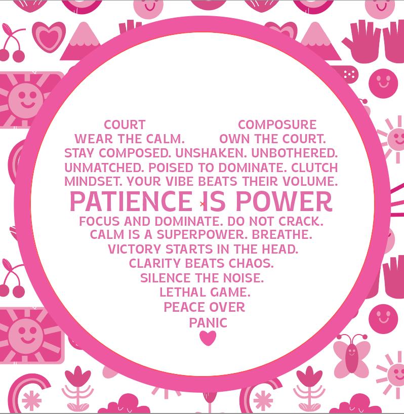 The "Patience is Power" Sticker
