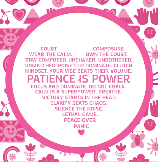 The "Patience is Power" Sticker